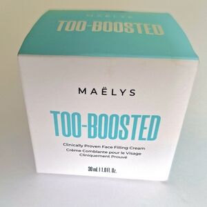 Maelys TOO-BOOSTED Face Filling Cream with Snow Mushroom + Hyaluronic Acid 1oz
